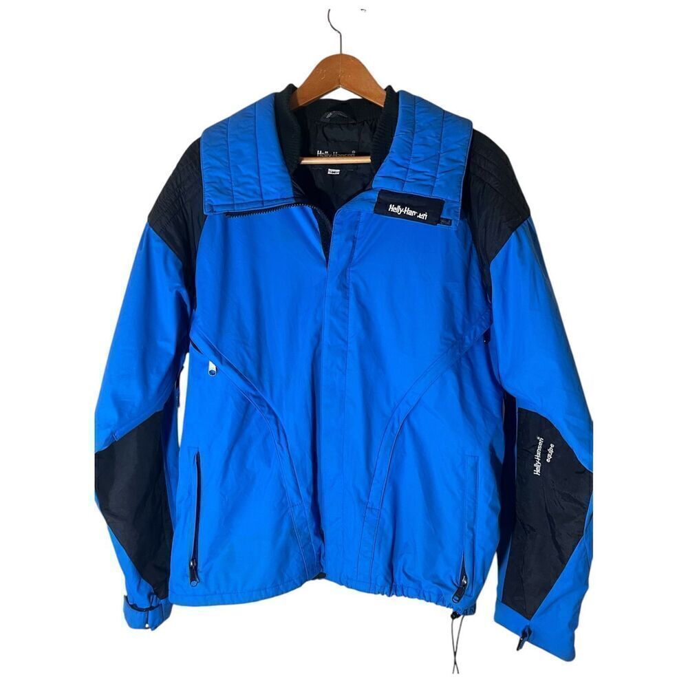 Helly Hansen‎ Men’s Blue & Black Ski Coat Preloved Sz M